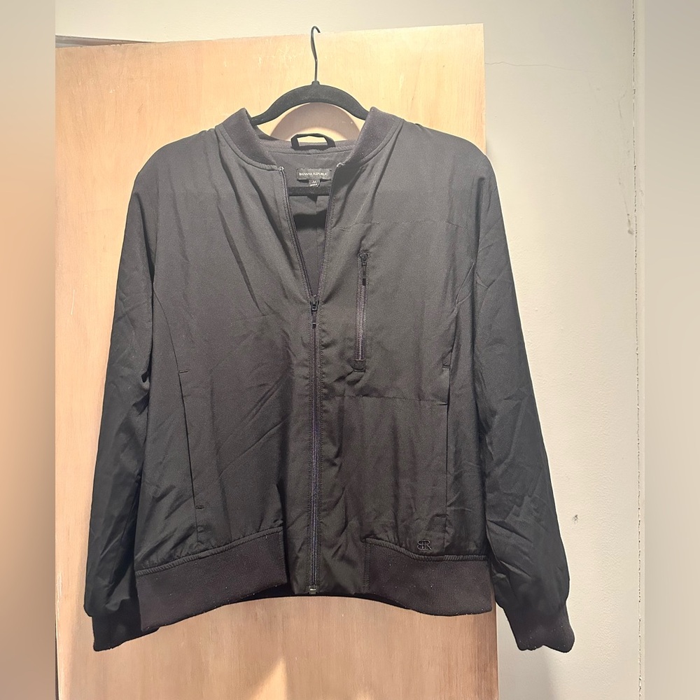 Black Banana Republic Zip-Up Jacket